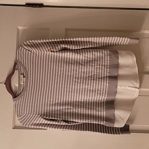 Loft sweater with blouse